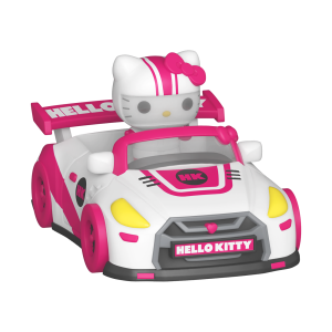 Bitty Pop! Rides Hello Kitty in Racecar