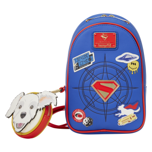 Supergirl Krypto Sling Crossbody Bag with Coin Bag