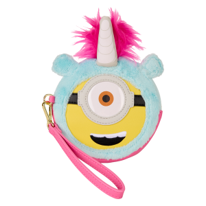 Minions Fluffy Unicorn Exclusive Costume Plush Wristlet Wallet