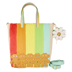 Classic Good Luck Trolls Plush Glitter Tote Crossbody Bag with Coin Bag