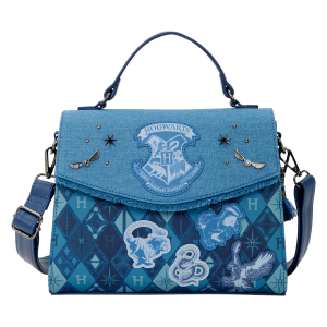Harry Potter Hogwarts Denim Crossbody Bag