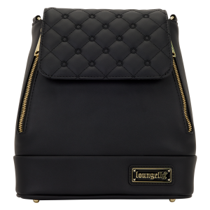 Loungefly The Lilly Black Convertible Mini Backpack & Crossbody Pin Trader Bag
