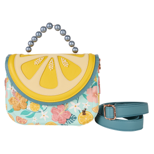 Loungefly Tropical Lemon Floral Crossbody Bag