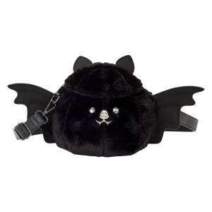 Loungefly Plush Bat Figural Crossbody Bag