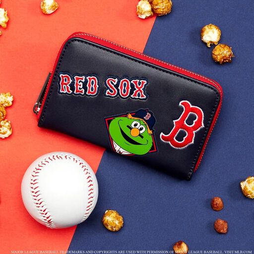 MLB Boston Red Sox Patches Zip Around Wallet - Image 7