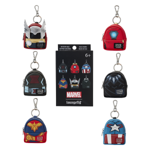 Marvel Avengers Cosplay Mystery Mini Backpack Keychain Charm