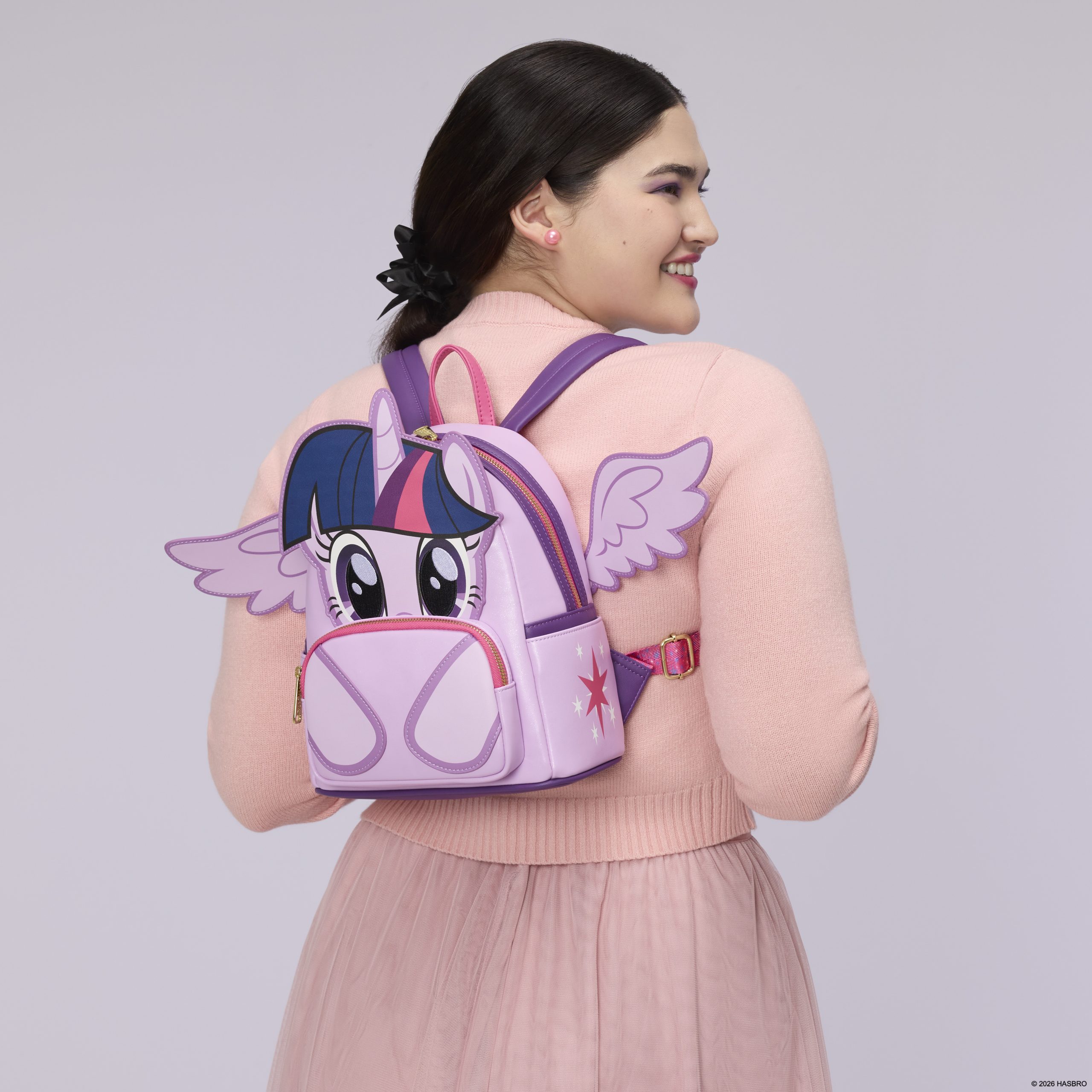 My Little Pony Twilight Sparkle Cosplay Glitter Mini Backpack - Image 2