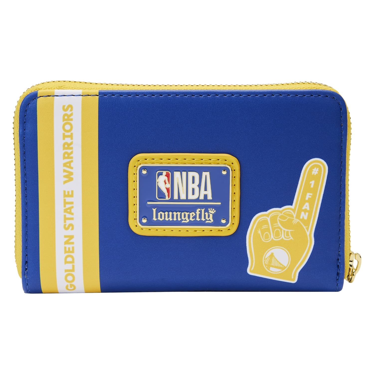 NBA Golden State Warriors Patch Icons Zip Around Wallet - Image 4
