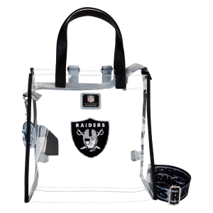 NFL Las Vegas Raiders Clear Convertible Backpack & Tote Crossbody Stadium Bag