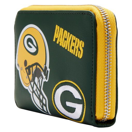 NFL Green Bay Packers Patches Zip Around Wallet - Image 7