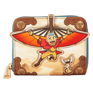 Avatar: The Last Airbender Aang Glider Staff Zip Around Wallet