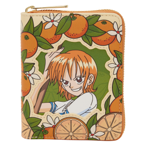 One Piece Exclusive Nami & Tangerines Zip Around Wallet