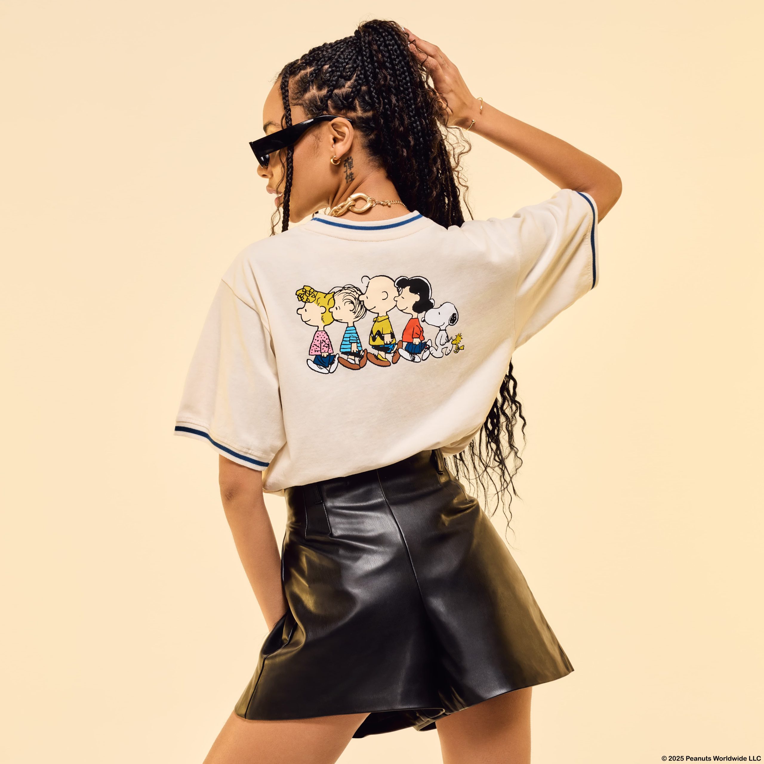 Peanuts Snoopy & Gang Unisex Ringer Tee - Image 3