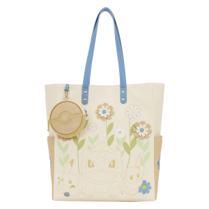 Pokémon Floral Tote Bag with Coin Bag