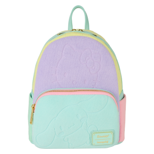 SDCC Limited Edition Hello Kitty & Friends Color Block Terry Cloth Mini Backpack