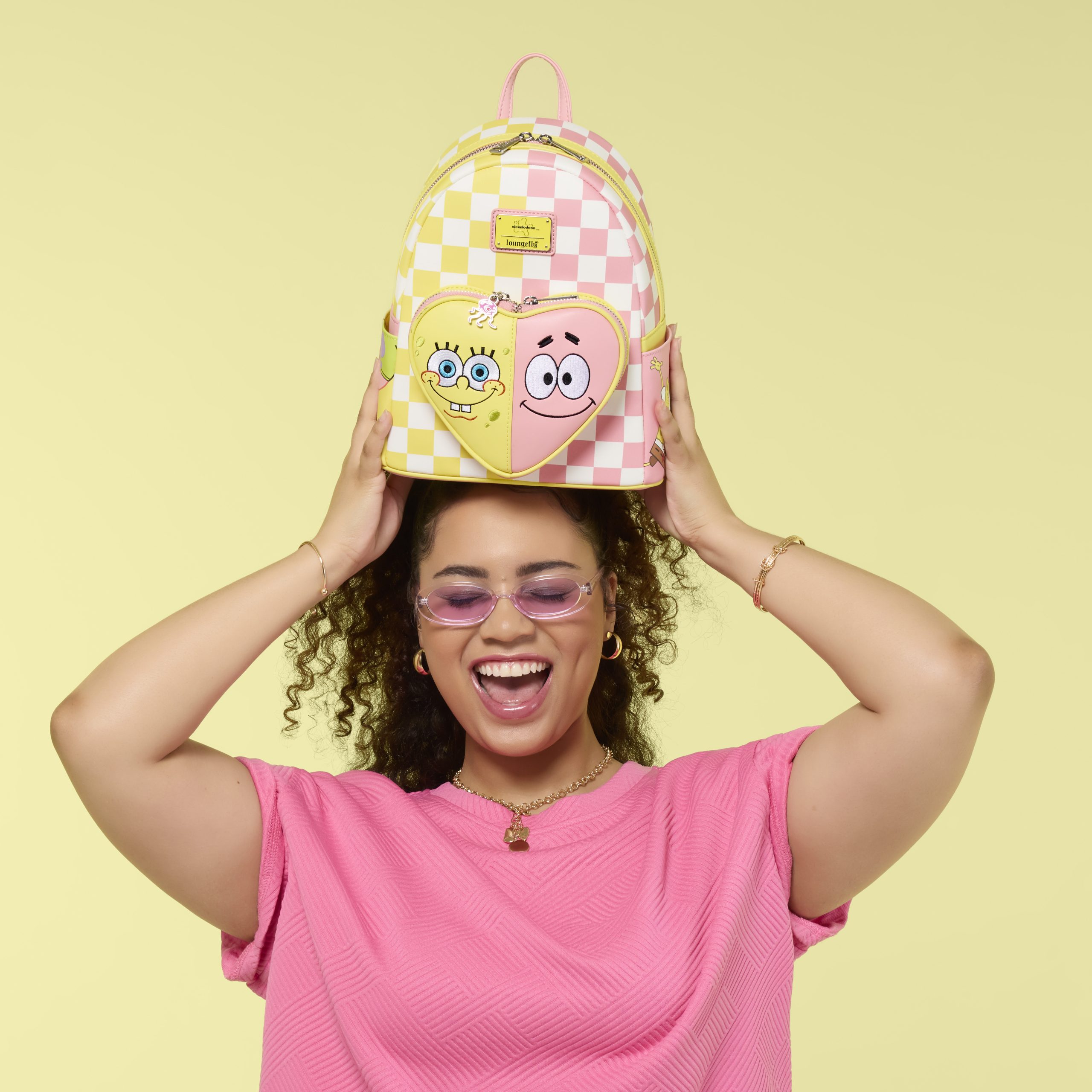 SpongeBob SquarePants & Patrick Star Checkered Mini Backpack - Image 2