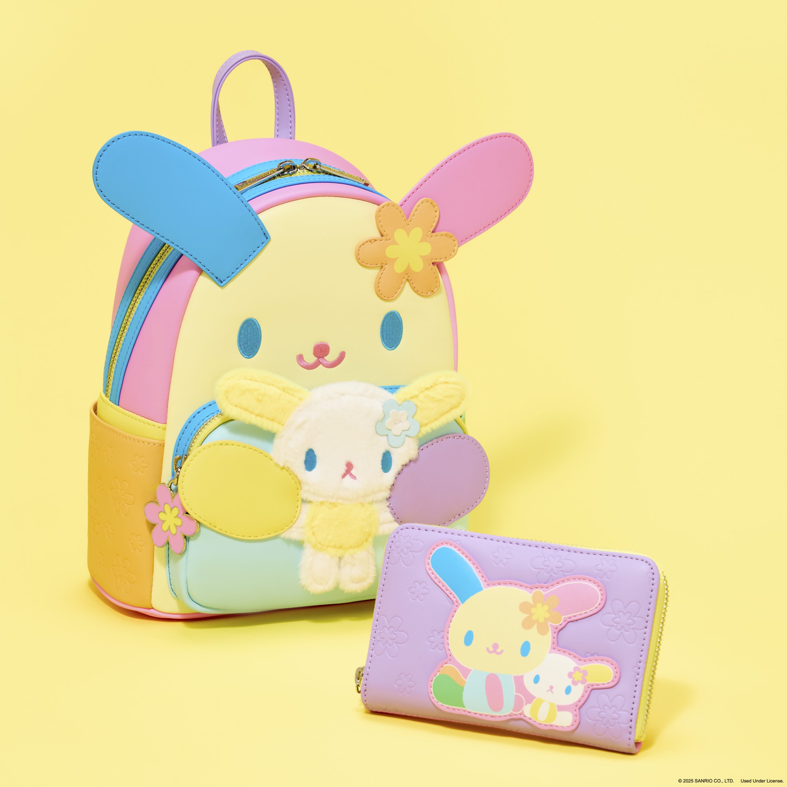 Sanrio Exclusive U*SA*HA*NA Color Block Zip Around Wallet - Image 4