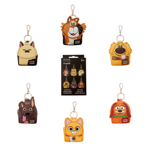 Pixar Dogs & Cats Cosplay Mystery Mini Backpack Keychain Charm