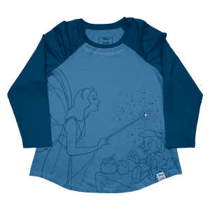 Pinocchio Blue Fairy Unisex Raglan Tee