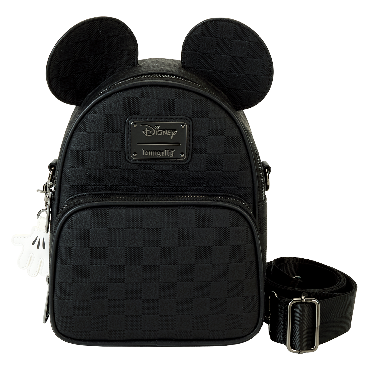 Mickey Mouse Checkered Texture Convertible Mini Backpack & Crossbody Bag - Image 7