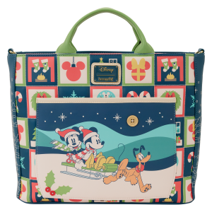 Mickey & Friends Holiday Convertible Backpack & Tote Crossbody Bag