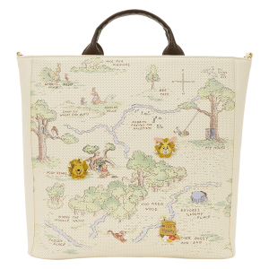 Winnie the Pooh Hundred Acre Wood Tote Pin Trader Crossbody Bag