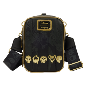 Disney Villains Exclusive Black & Gold Sling Crossbody Bag
