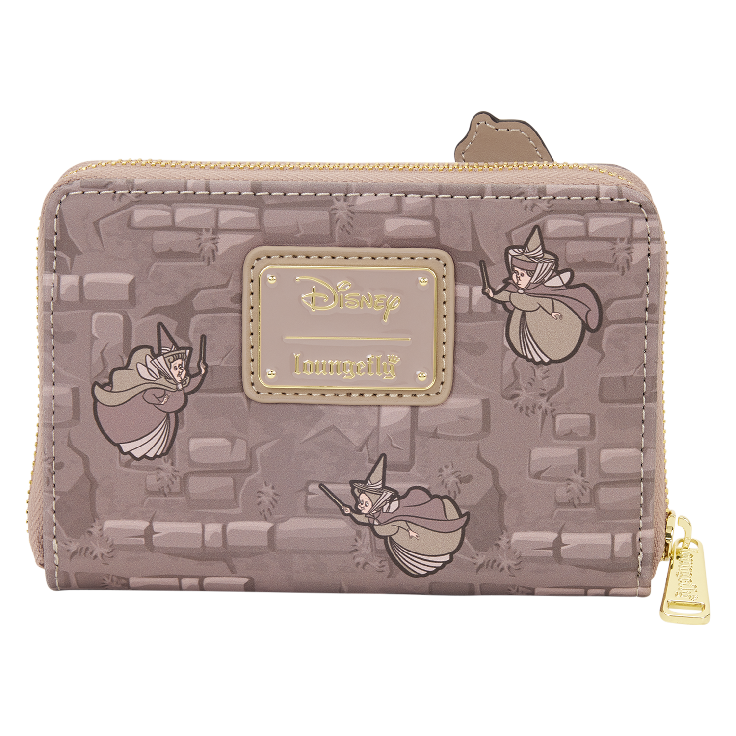 Sleeping Beauty & Maleficent Spinning Wheel Zip Around Wallet - Image 5