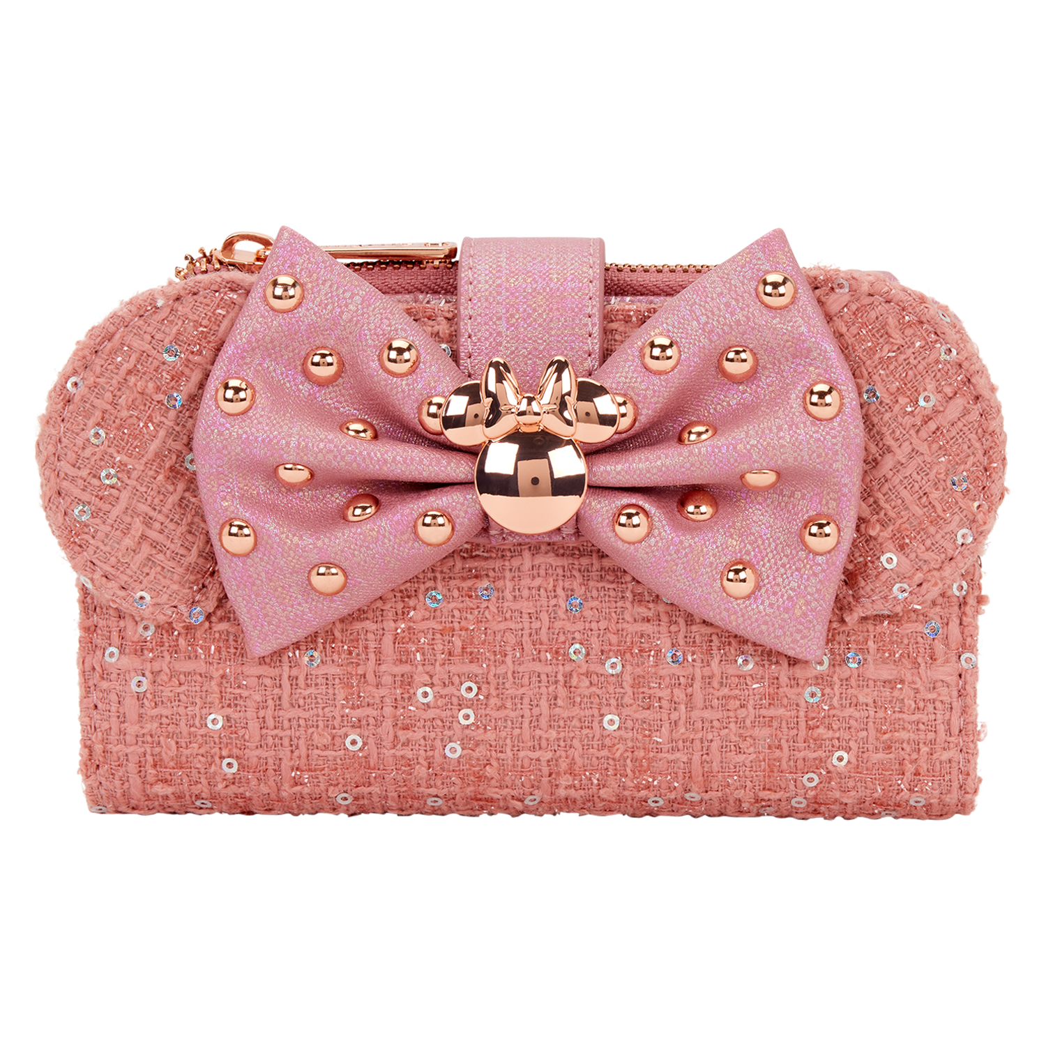 Minnie Mouse Exclusive Glitter Tweed Flap Wallet - Image 7