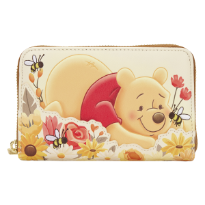 Winnie the Pooh Bees & Flowers Zip Around Wallet