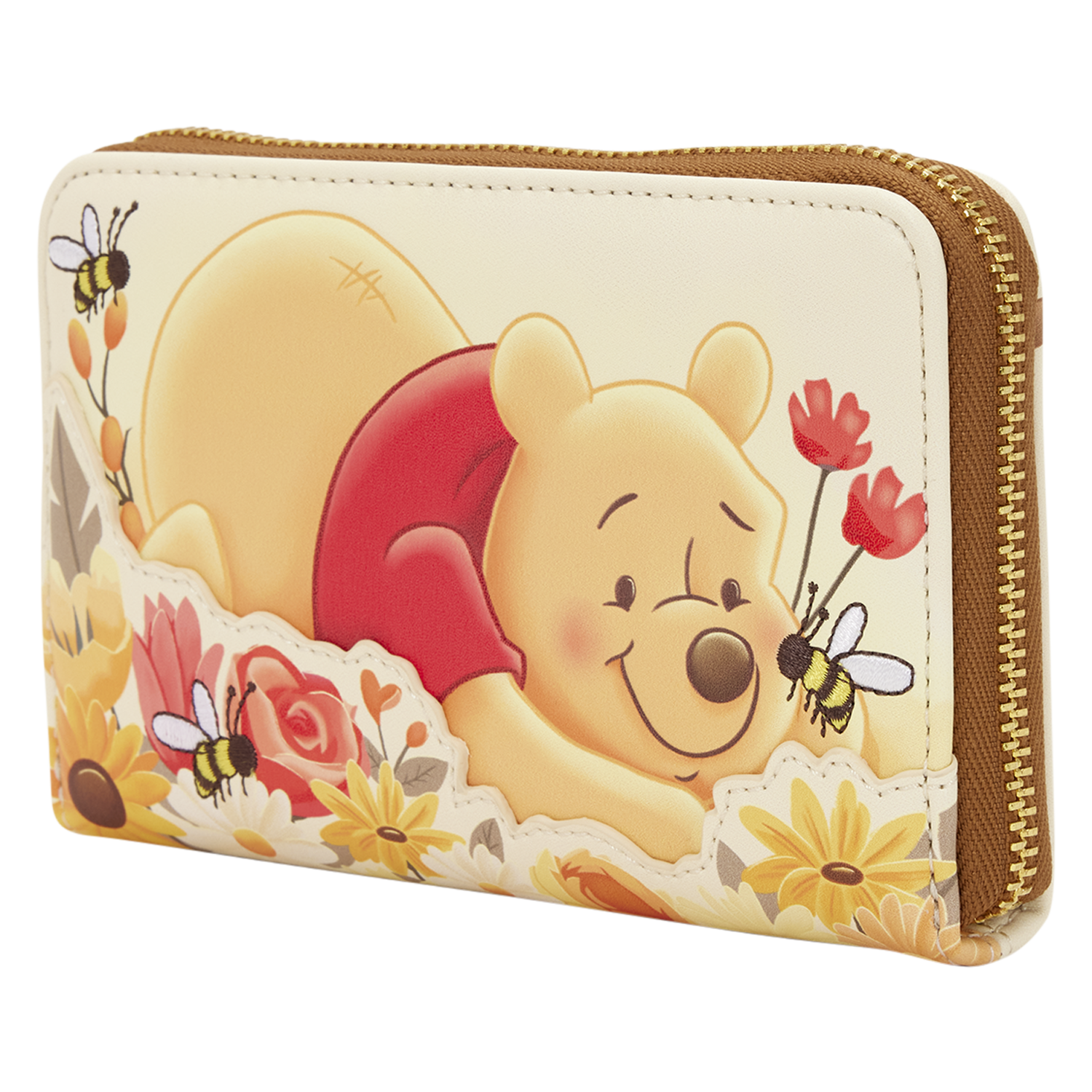 Winnie the Pooh Bees & Flowers Zip Around Wallet - Image 3