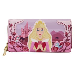 Sleeping Beauty Exclusive Princess Aurora Roses Wristlet Wallet