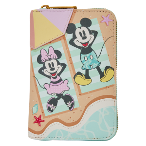 Mickey & Minnie Beach Fun Zip Around Wallet