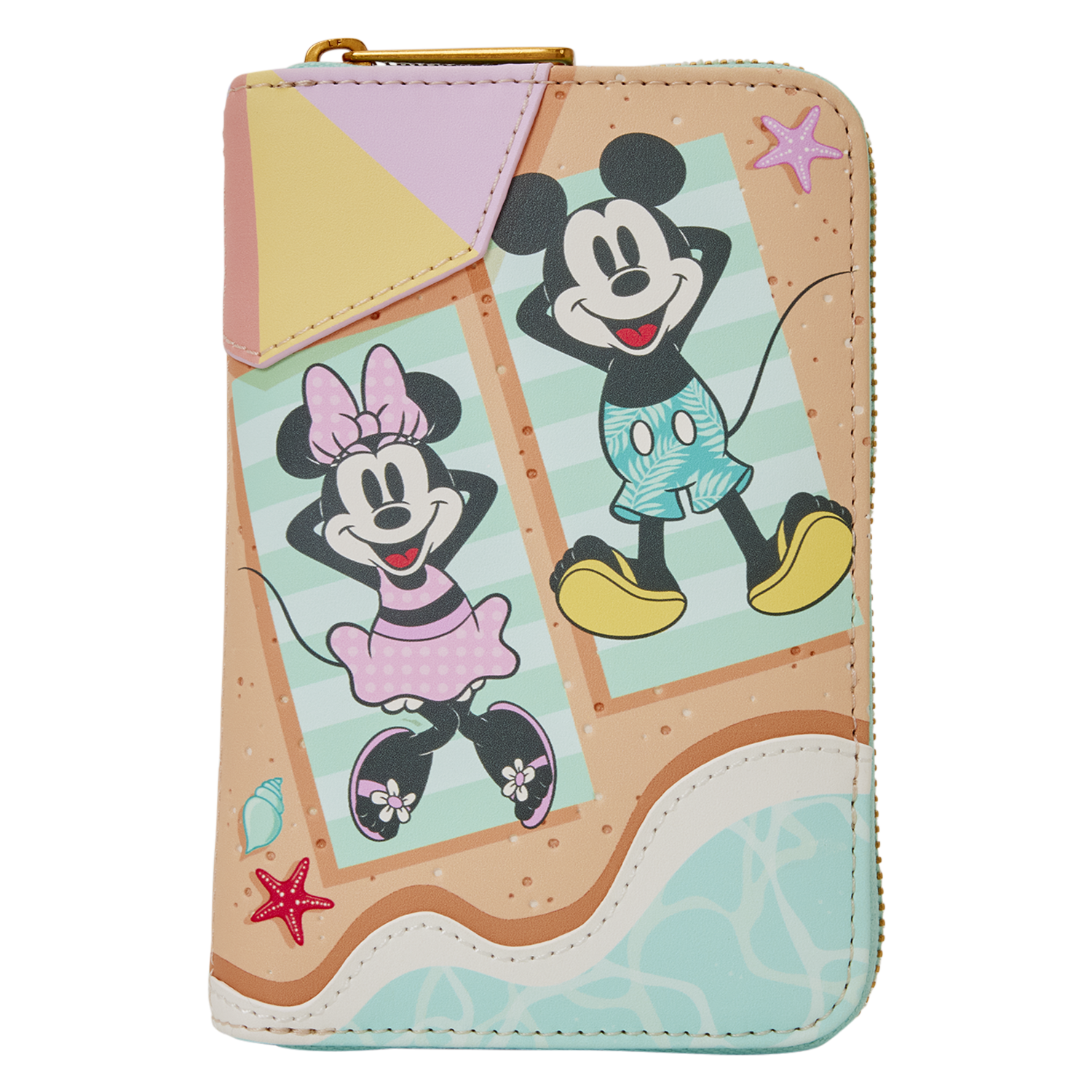 Mickey & Minnie Beach Fun Zip Around Wallet - Image 7
