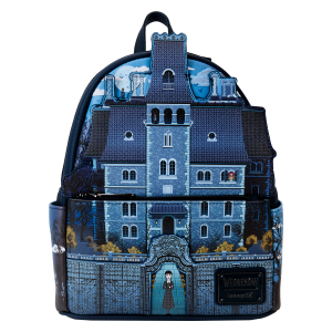 Wednesday Nevermore Academy Castle Glow Mini Backpack