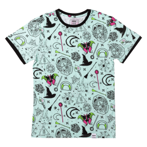 Wicked Elphaba & Glinda All-Over Print Unisex Tee