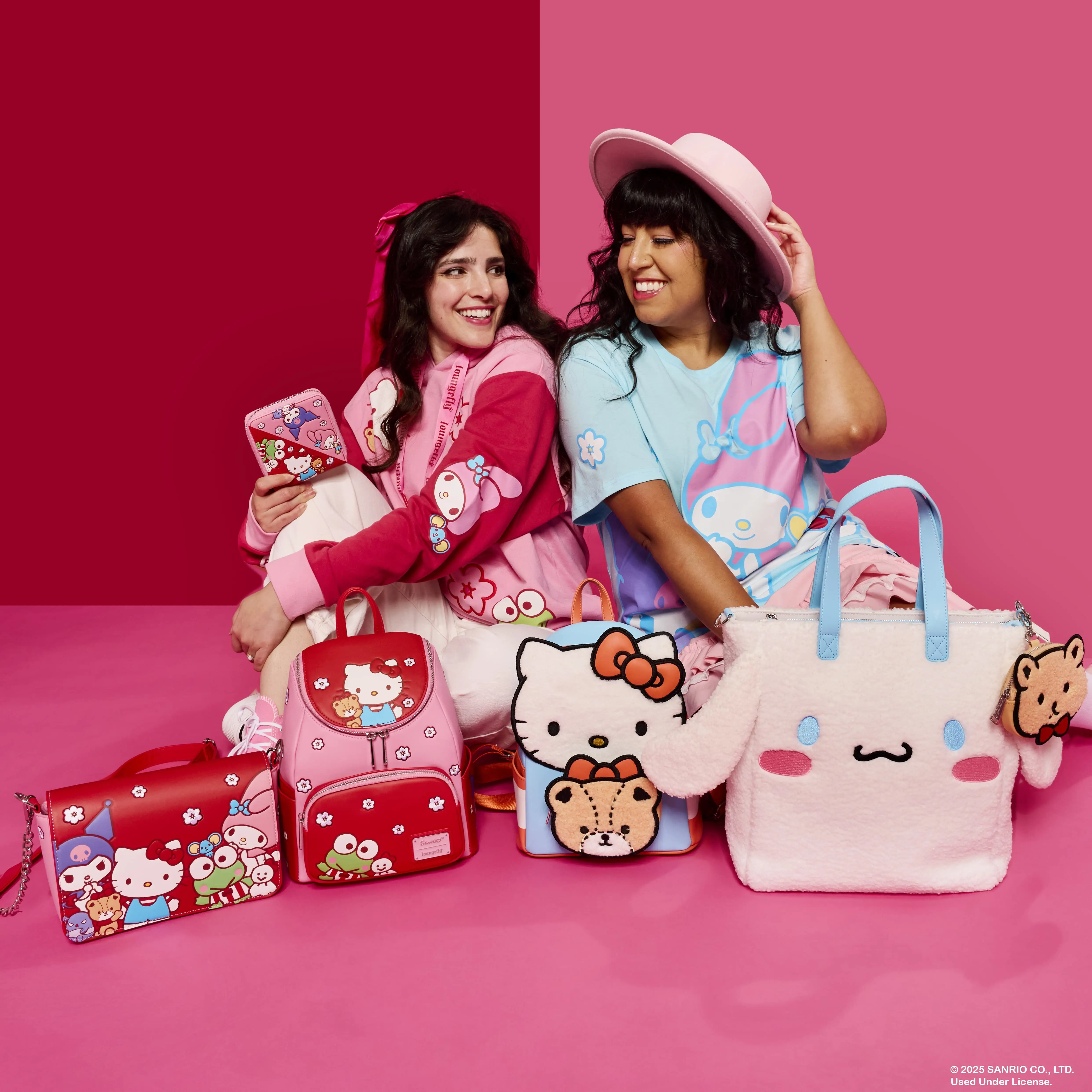 Sanrio Hello Kitty & Friends Color Block Zip Around Wallet - Image 4