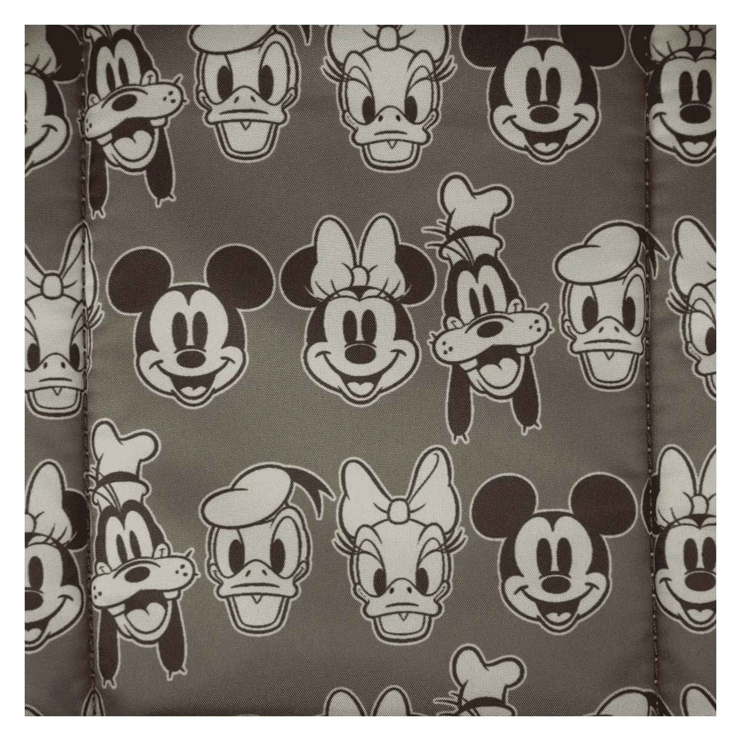 Mickey & Friends Canvas All-Over Print Drawstring Bucket Mini Backpack - Image 9