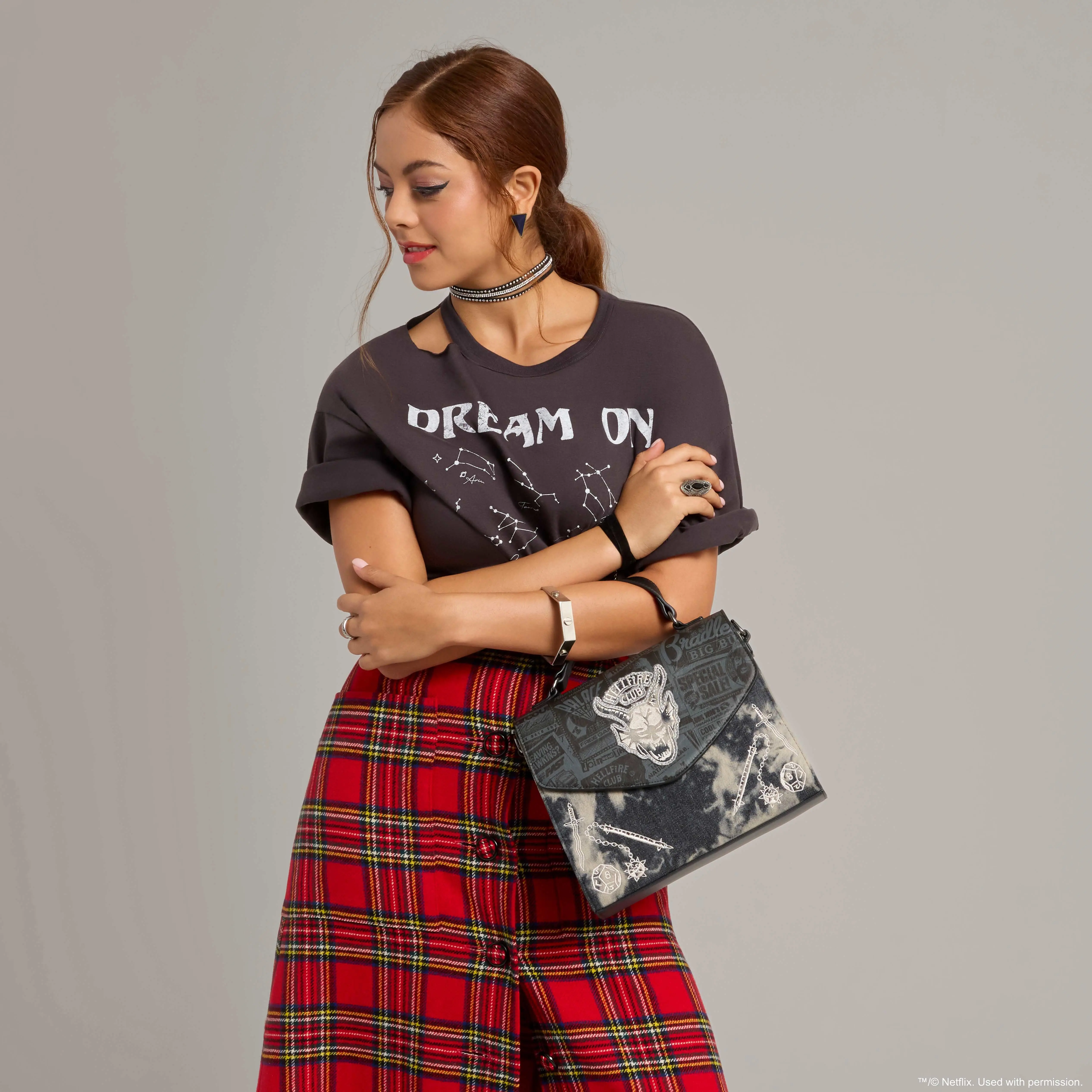 Stranger Things 5 Hellfire Club Crossbody Bag - Image 2