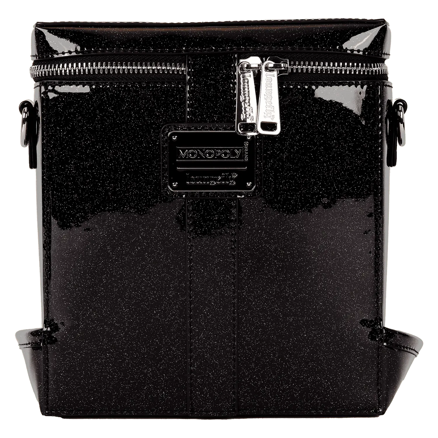 Monopoly 90th Anniversary Top Hat Glitter Figural Crossbody Bag - Image 7