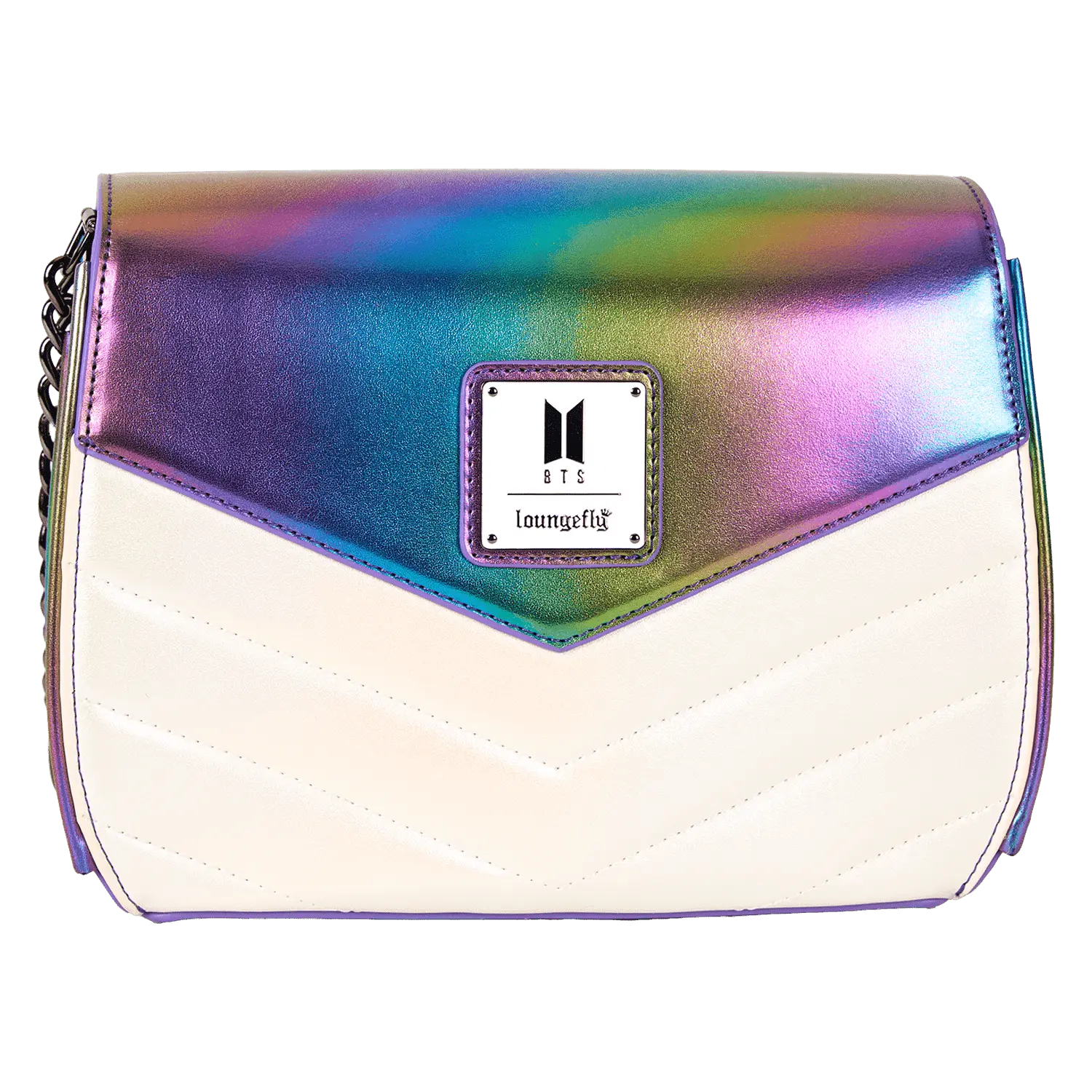 Funko Pop! By Loungefly BTS Iridescent Quilted Crossbody Bag - Image 7